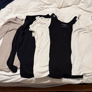 5 maternity tops: H&M, gap, a pea in the pod